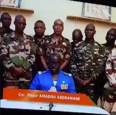 Niamey, Coup d'État militaire revendiqué